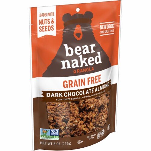 Bear Naked® Dark Chocolate Almond Granola Perspective: front
