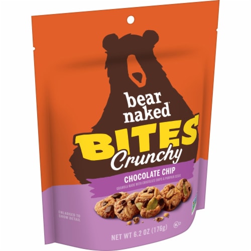 Bear Naked Chocolate Chip Crunchy Granola Bites Perspective: front