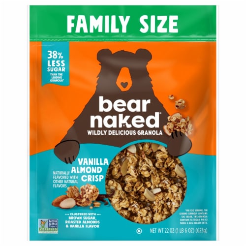 Bear Naked® Vanilla Almond Crisp Family Size Granola Perspective: front