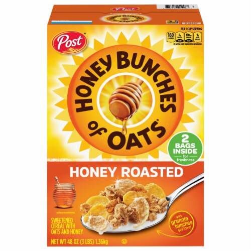 Honey Bunches of Oats® Honey Roasted Cereal Perspective: front
