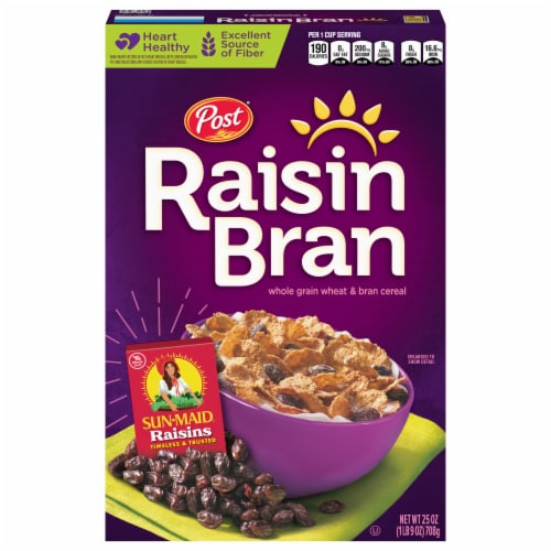 Post® Raisin Bran Cereal Perspective: front