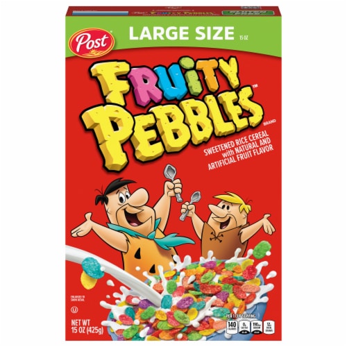 Post® Fruity Pebbles Cereal Perspective: front
