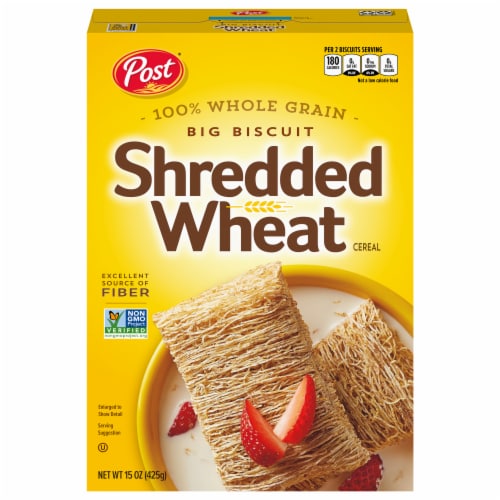 Post® Big Biscuit Shredded Wheat Cereal Perspective: front