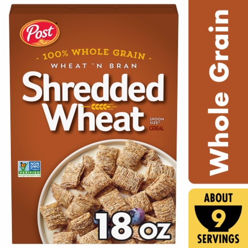 Post® Wheat ‘N Bran, Shredded Wheat Cereal