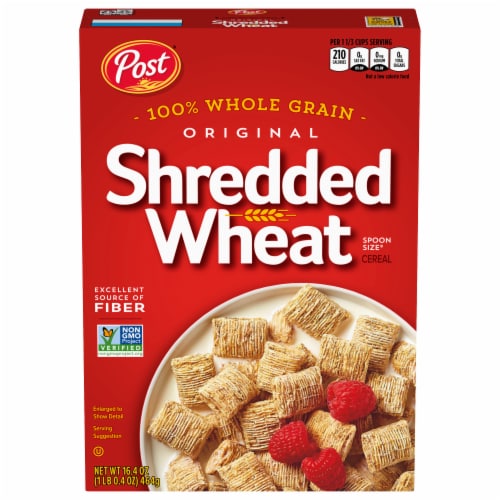 Post® Shredded Wheat Original Cereal Perspective: front