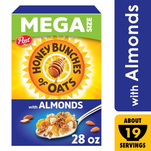 Honey Bunches of Oats® with Crispy Almonds Cereal Perspective: front