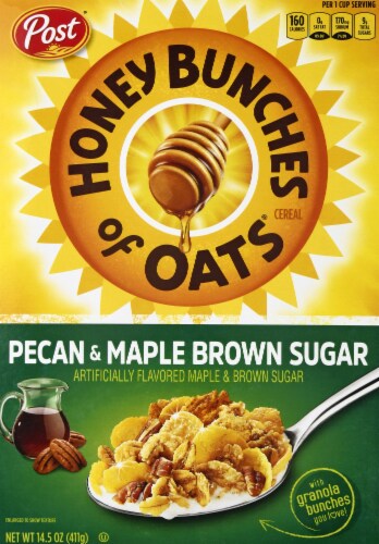 Honey Bunches of Oats Pecan & Maple Brown Sugar Perspective: front