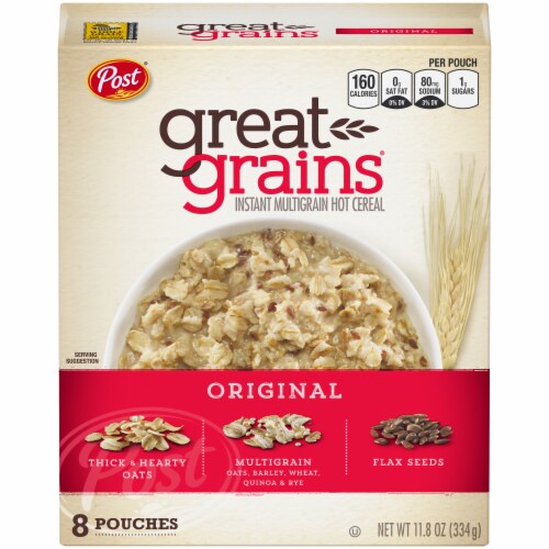 Post Great Grains Instant Multigrain Hot Cereal Perspective: front