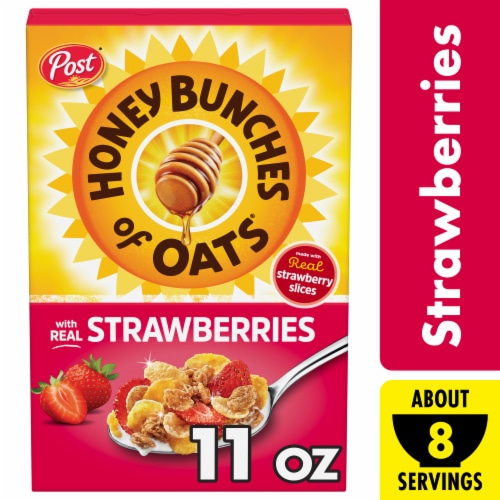 Post Honey Bunches of Oats with Strawberries Breakfast Cereal