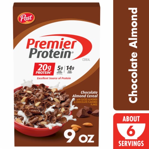 Post® Premier Protein Chocolate Almond Protein Cereal
