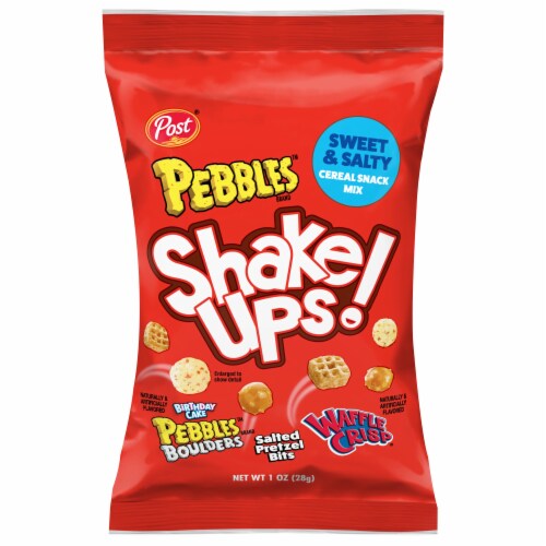 Post® Pebbles Shake Ups Bag Cereal Perspective: front