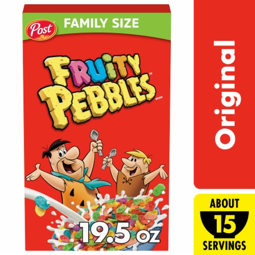 Fruity Pebbles™ Cereal Family Size Perspective: front