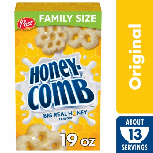 Post® HoneyComb® Corn and Oat Cereal Perspective: front