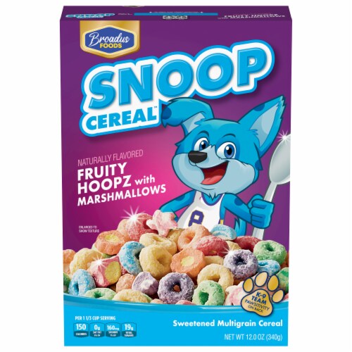 Broadus Fruity Hoopz with Marshmallows Snoop Cereal™ Perspective: front