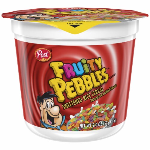 Post Fruity Pebbles Cereal Cup 2 Oz Kroger