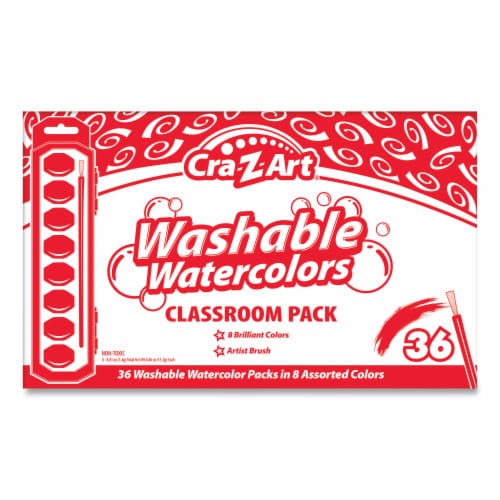 Cra-Z-Art Watercolors,8 Count,36/Bx 24011 Perspective: front