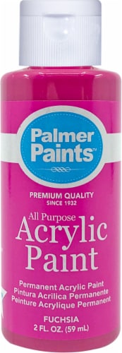 Palmer Paints™ Fuchsia Acrylic Paint Perspective: front