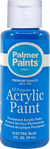 Palmer Paints™ Electric Blue Acrylic Paint Perspective: front
