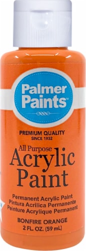 Palmer Paints™ Bonfire Orange Acrylic Paint Perspective: front