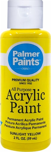Palmer Paints™ Sunlight Yellow Acrylic Paint Perspective: front