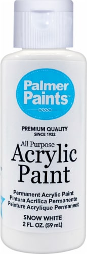 Palmer Paints™ Snow White Acrylic Paint Perspective: front