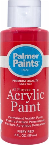 Palmer Paints™ Fiery Red Acrylic Paint Perspective: front