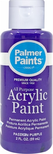 Palmer Paints™ Passion Purple Acrylic Paint Perspective: front