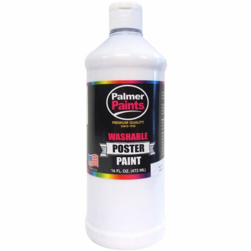 Washable Poster Paint 16ozWhite, 1 count King Soopers