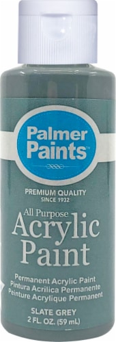 Palmer Paints™ Slate Grey Acrylic Paint Perspective: front