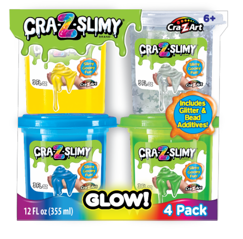 Cra-Z-Slimy Fluff Jar Perspective: front