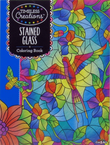 Timeless Creations Stained Glass Coloring Book, 1 ct - Ralphs