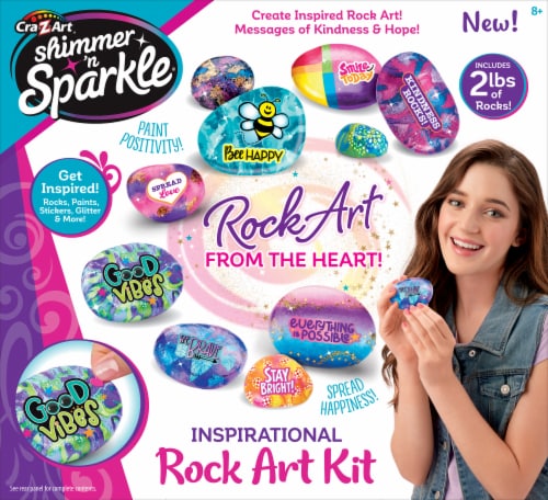 Cra-Z-Art Sparkle N Shine Inspirational Rock Art Kit, 1 ct