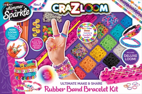 Cra-Z-Loom™ Ultimate Make & Share Rubber Band Bracelet Kit Perspective: front