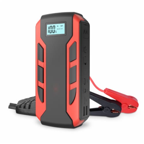 Portable Car Jump Starter, 800A Peak 10000mAh (6.0L Gas Car or 3.0L Diesel  Car), 1 unit - Fred Meyer