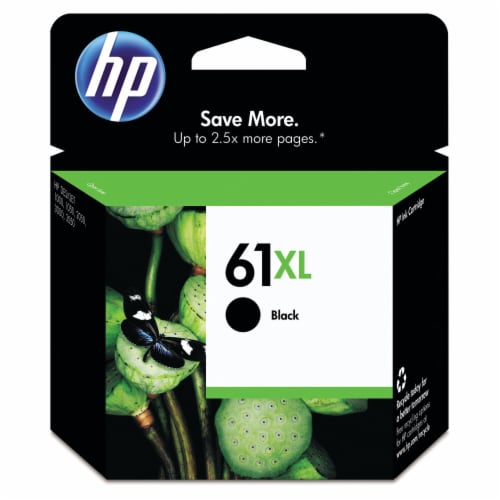 HP 61XL High Yield Ink Cartridge - Black Perspective: front