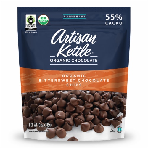 Artisan kettle organic bittersweet chocolate chips 10 oz ralphs
