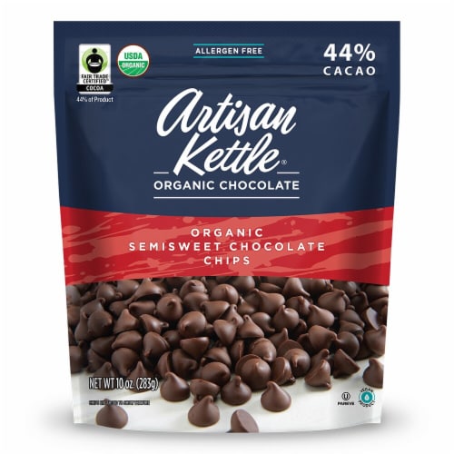 Artisan Kettle Organic SemiSweet Chocolate Chips Perspective: front