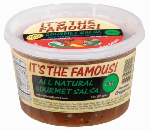 It's The Famous! Mild Salsa 16 Oz Perspective: front