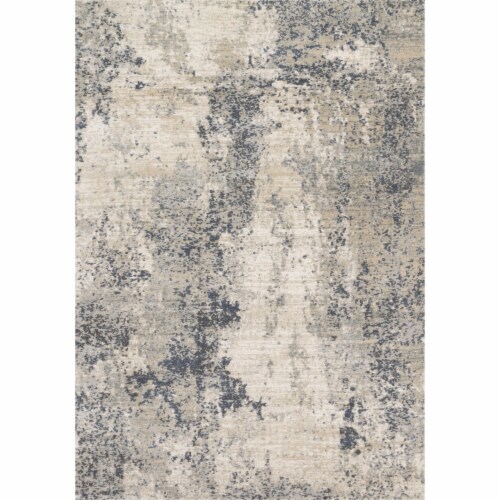Teagan , Natural / Denim - 3'-4  x 5'-7 Perspective: front