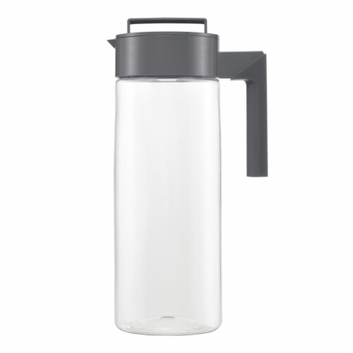 Takeya Airtight Pitcher - Cool Grey Perspective: front