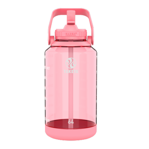 Takeya Tritan Spout Water Bottles 18 Oz Breezy BlueFlutter Pink