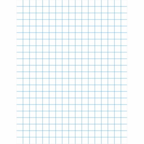 School Smart 085279 Double Sided Graph Paper With Chipboar