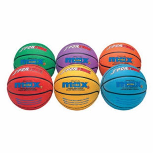 Siam Ball Sport Factory 1599275 Sportime Gradeball Rubber Mini Basketball, Violet - 11 in. Perspective: front