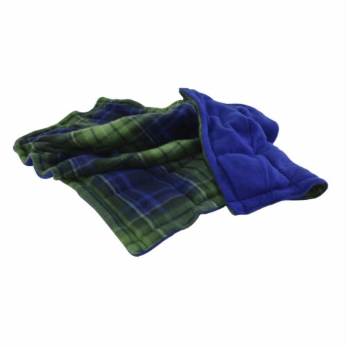 Abilitations 1604782 Weighted Plaid Blanker - Large Perspective: front