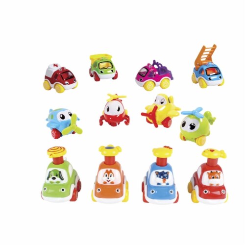 Childcraft 2023495 Pull Back Vehicles - Set of 12 Perspective: front