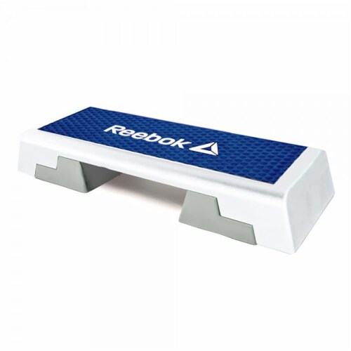 Reebok Adjustable Exercise Step Platform Home Gym Workout Equipment White Blue 1 Piece Kroger