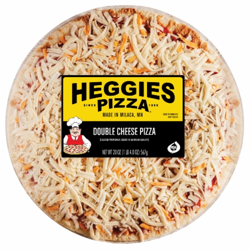 Heggies Pizza® Double Cheese Pizza Perspective: front
