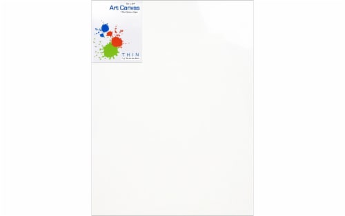SPC Canvas Thin 18x24x5/8  Primed 13oz Perspective: front