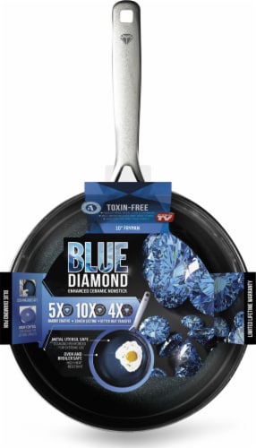 Blue Diamond® Enhanced Ceramic Non-Stick Frypan, 10 in - Baker's