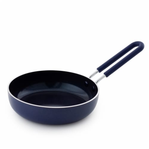Blue Diamond Mighty Mini Egg Pan - Blue Perspective: front